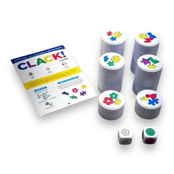 Clack! Magnetic Stacking Game For Kids and Families Ages 5+ - Picture 3 of 16